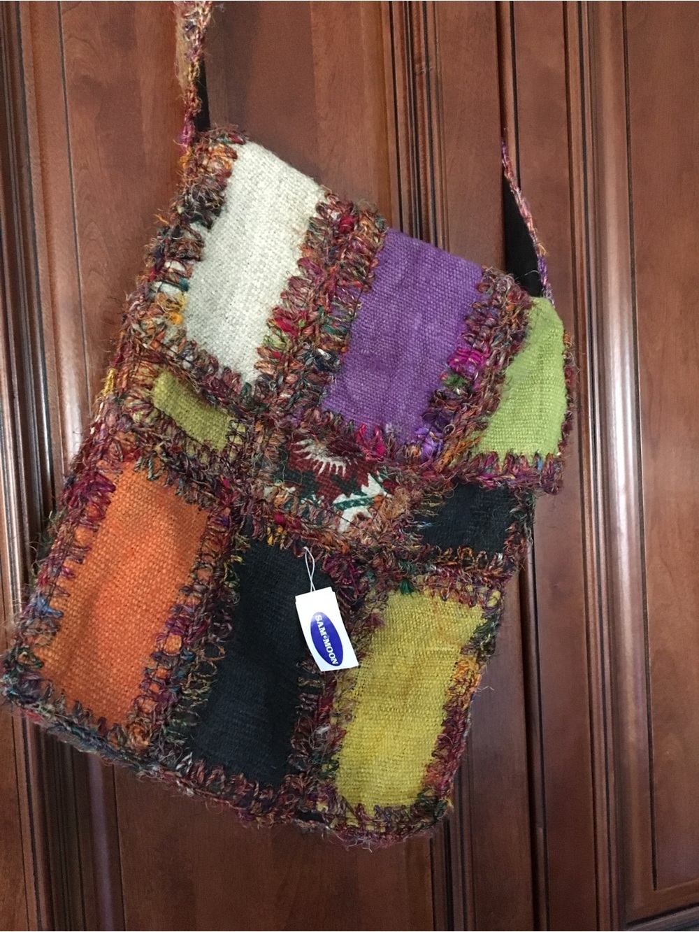 NWT-Adorable~colorful~cute~Boho style large crossbody purse/bag!